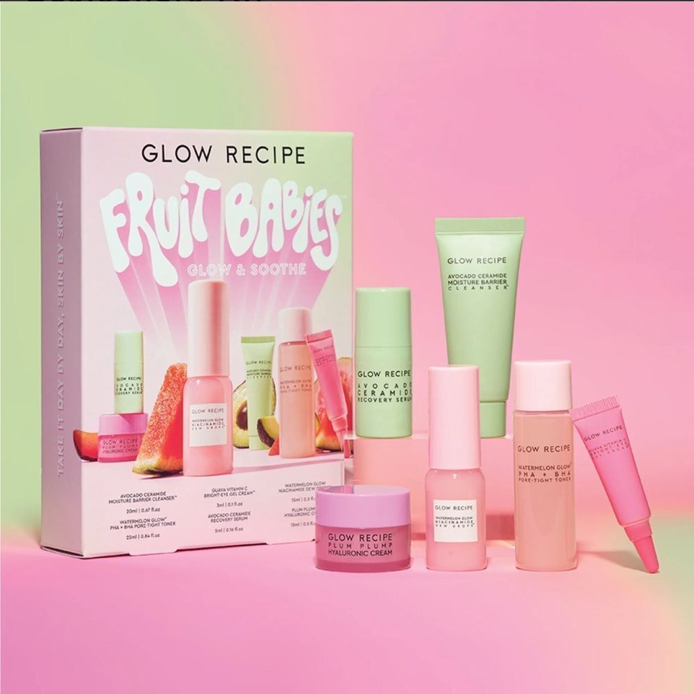 NIB Glow Recipe Fruit Babies Glow & Soothe Bestseller Kit
